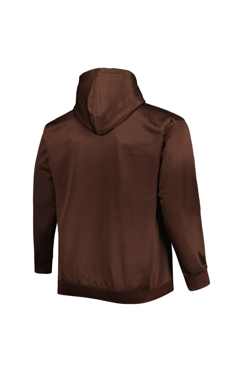 PROFILE Men's Brown San Diego Padres Fade Sublimated Fleece Pullover Hoodie, Alternate, color, 