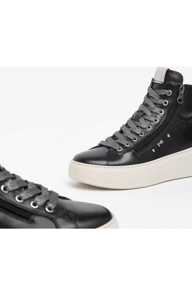 NeroGiardini High Top Wedge Sneaker, Alternate, color,