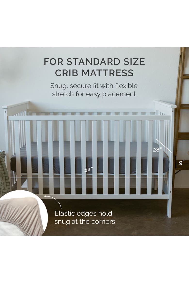 Crib Sheets, Alternate, color, Snow