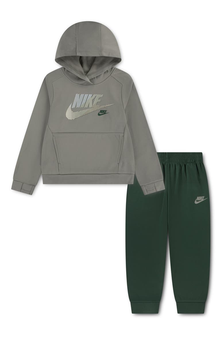 Kids' Pullover Hoodie & Jogger Pants Set, Main, color, FIR