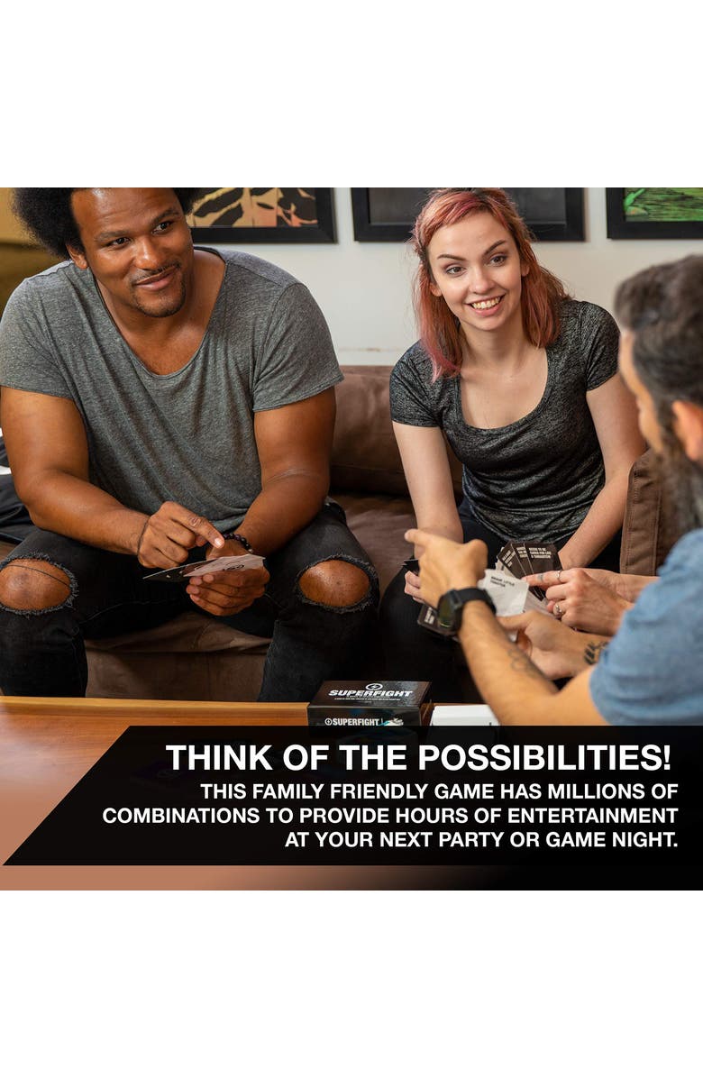 Superfight The Walking Dead Deck 100 Themed Cards, Standalone Or Expansion, Alternate, color, Multicolored