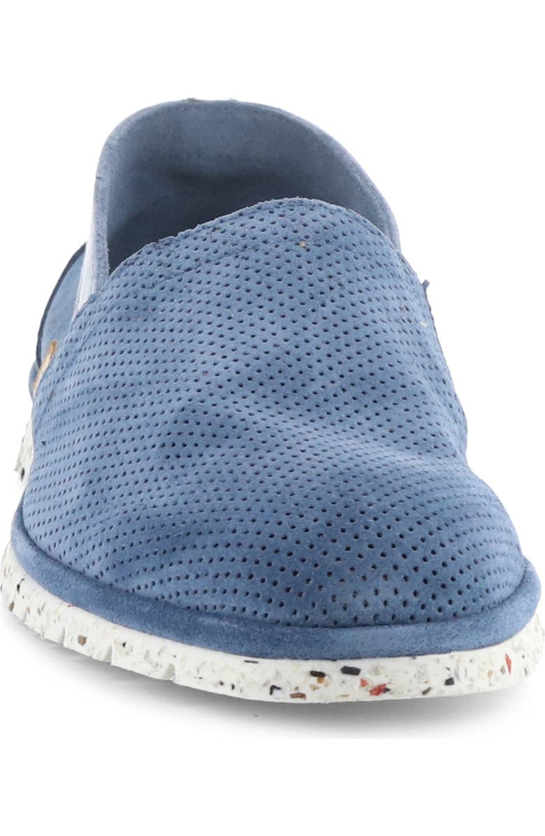 Ambitious 11162 Perforated Loafer, Alternate, color, Jeans Suede