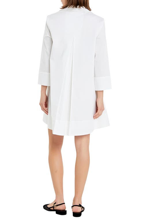 Shop English Factory A-line Caftan Dress In White