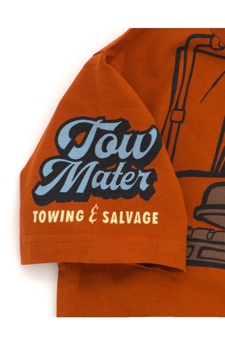 Disney Cars Cosplay Short Sleeve T-Shirt, Alternate, color, Tow Mater Rust