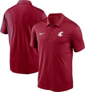 Nike Men's Nike Crimson Washington State Cougars Victory Solid Performance Polo