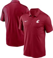 Nike Men's Nike Crimson Washington State Cougars Victory Solid Performance Polo