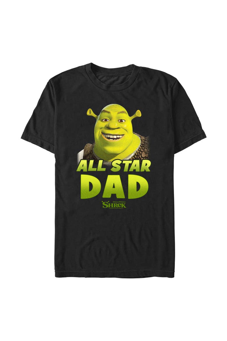 Men's Shrek All Star Dad  Graphic T-Shirt, Main, color, Black