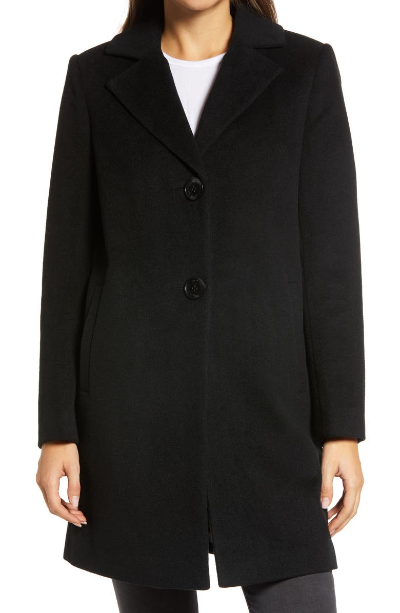 Sam Edelman Wool Blend Coat, Alternate, color,
