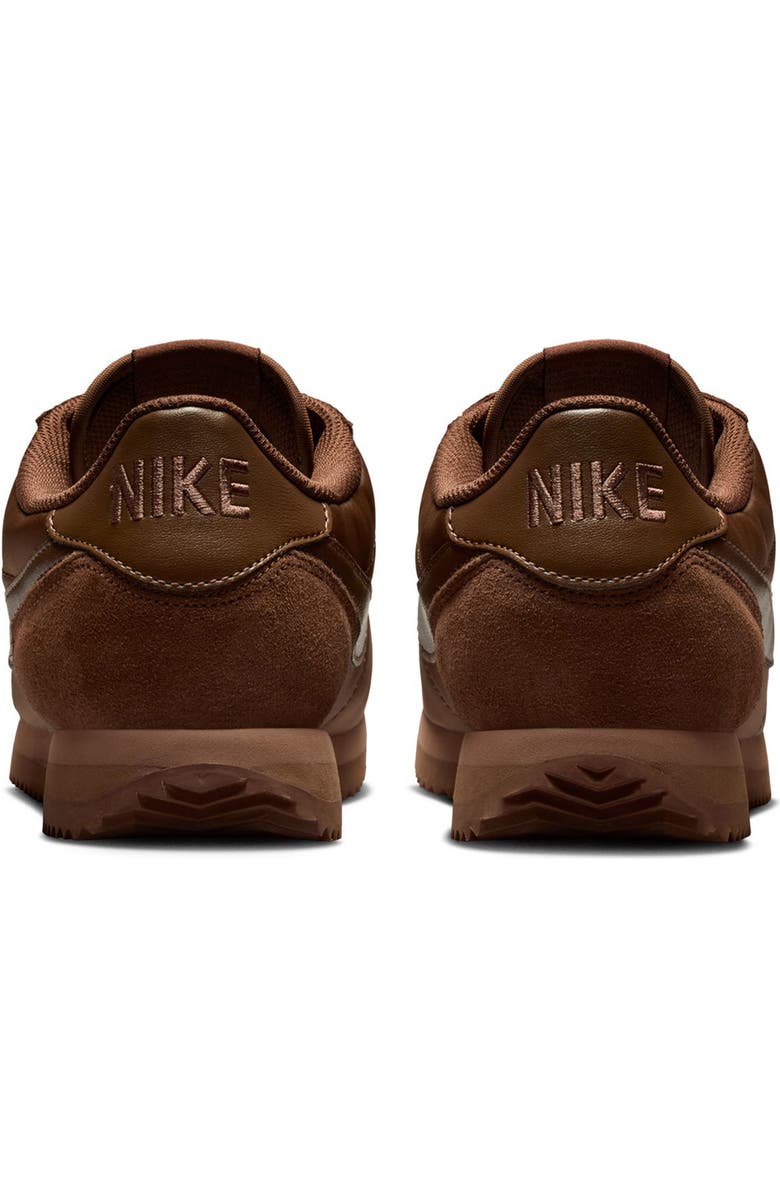 Nike Cortez Mixed Media Sneaker, Alternate, color, Fauna Brown/ Cacao Wow/ Brown