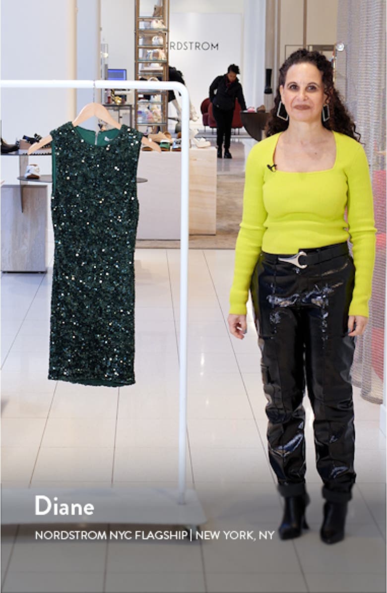 Coley Sequin Cocktail Minidress, sales video thumbnail