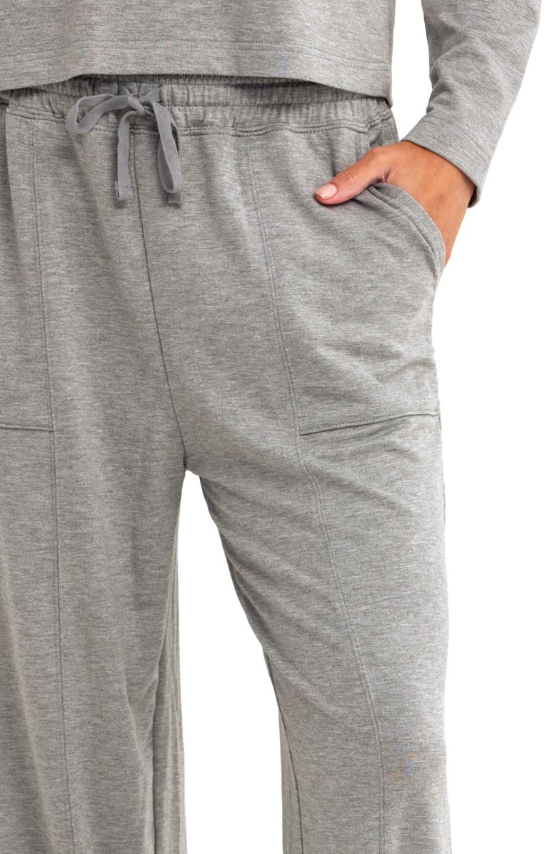 Threads 4 Thought Lottie Terry Sweatpants, Alternate, color, Heather Grey