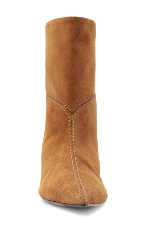 Alexandre Birman Malva Pointed Toe Bootie In Brown