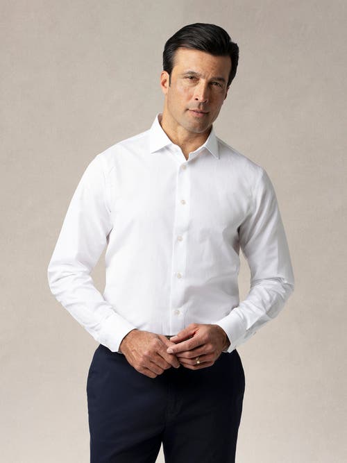Robert Talbott Reynolds Twill Contemporary Fit Shirt In White