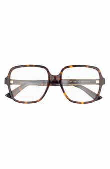 Gucci 56mm Square Optical Glasses
