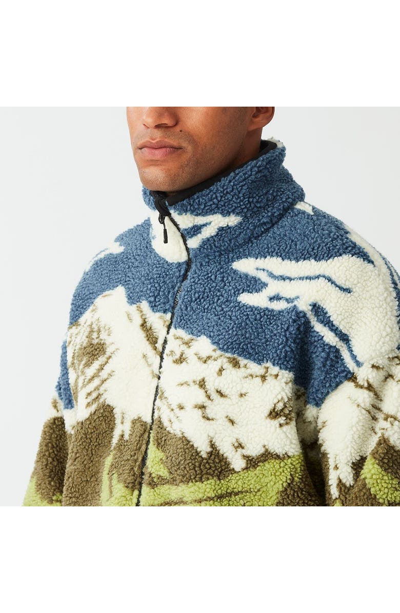 Picture Organic Hafdals Zip Fleece - Men's, Alternate, color, Cloudy Landscape