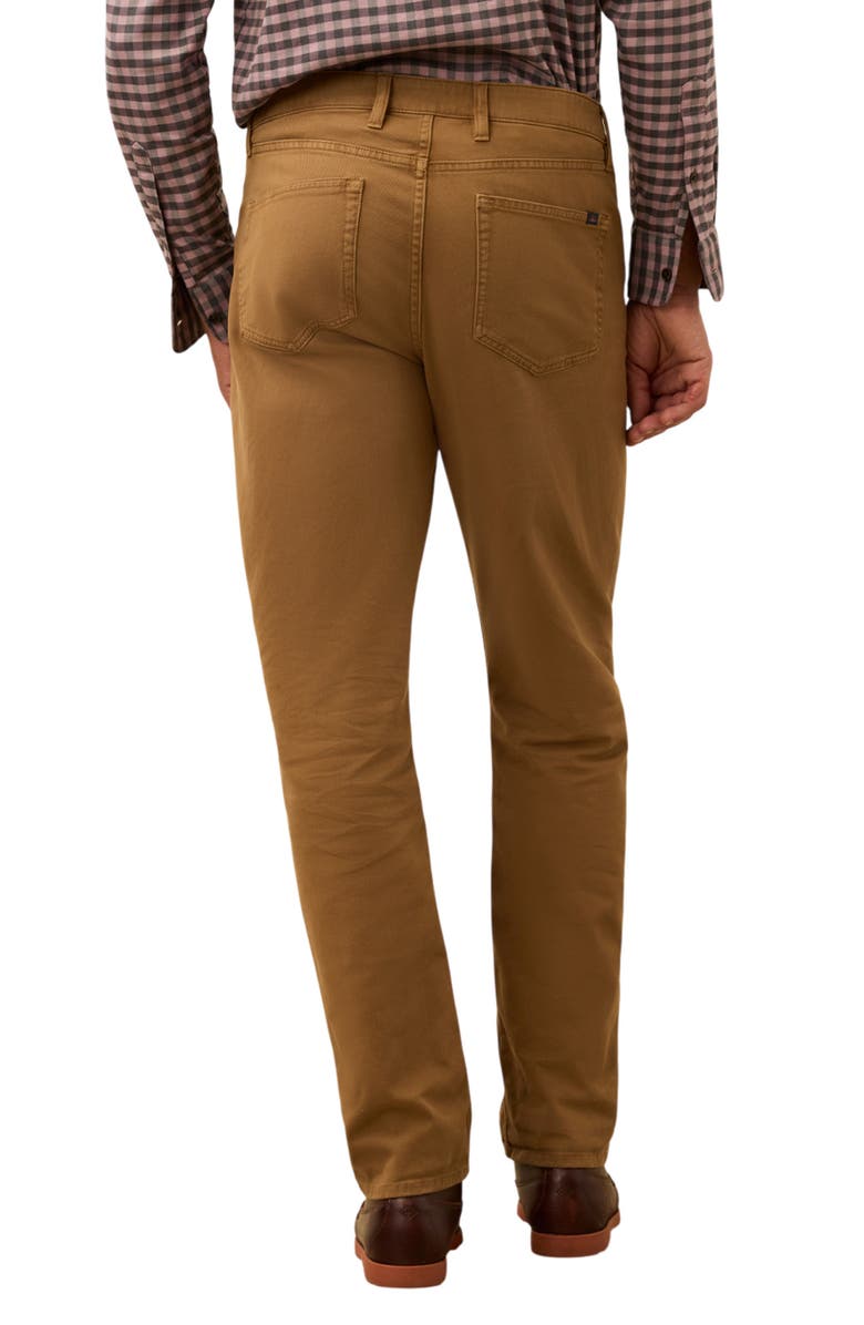 Faherty Reserve Classic Fit Stretch Cotton Twill 5-Pocket Pants, Alternate, color, Kodiak Brown