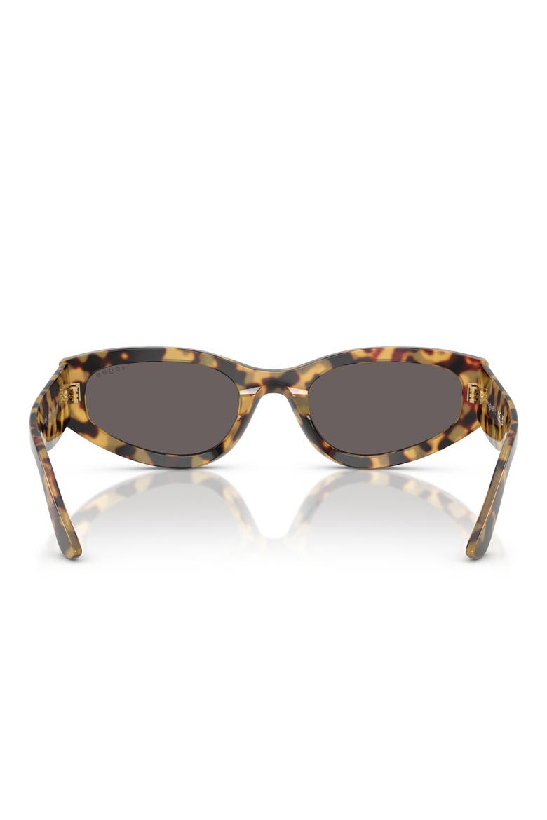 54mm Cat Eye Sunglasses, Alternate, color, YELLOW TORTOISE