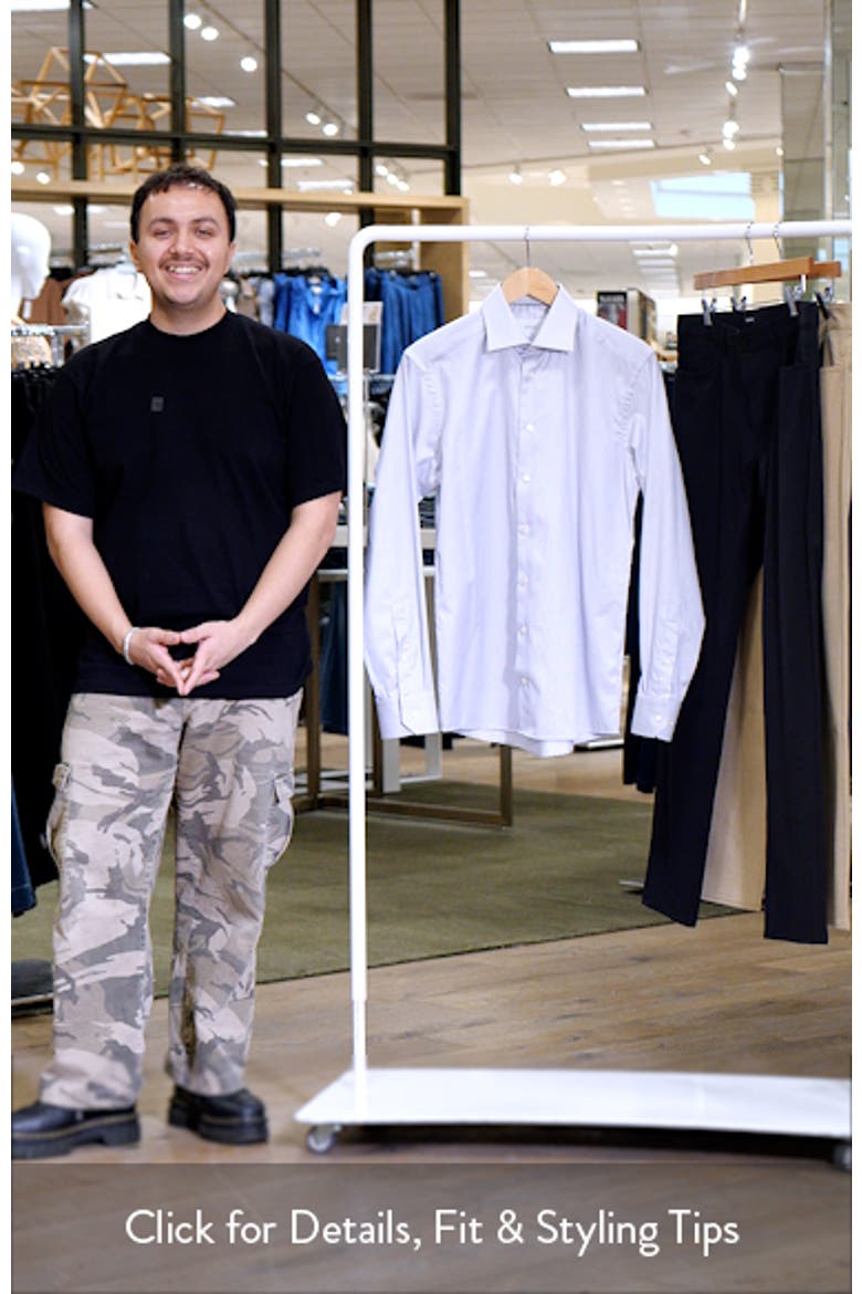 Slim Fit Stripe Cotton Dress Shirt video