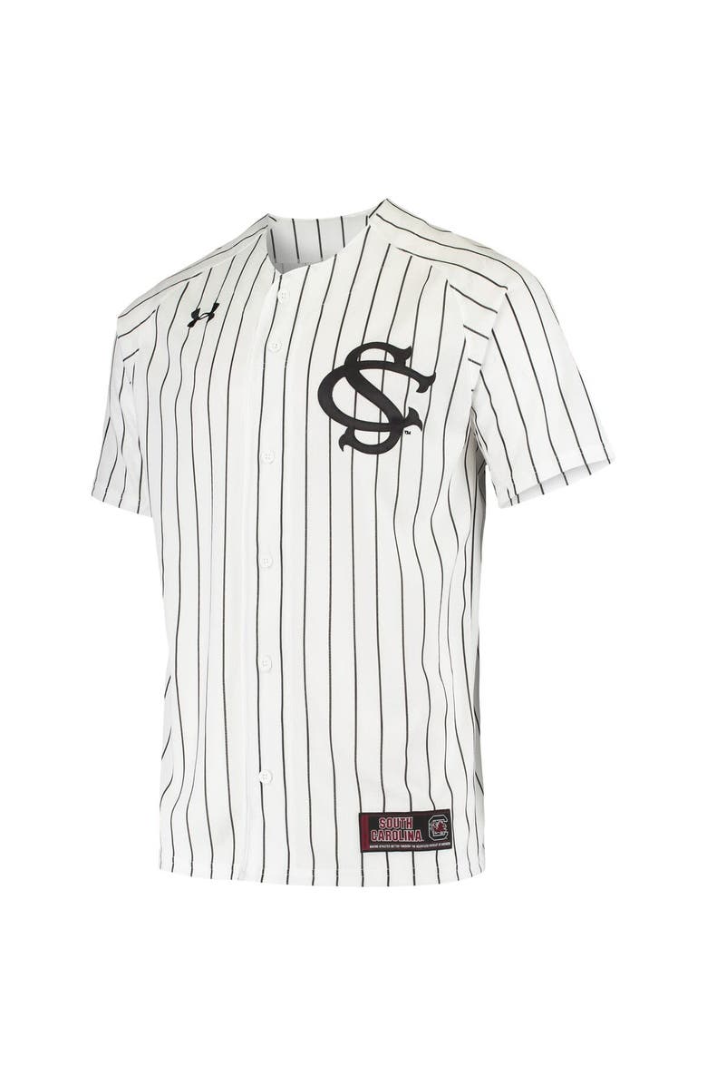 Under Armour Men's Under Armour White South Carolina Gamecocks Replica Performance Baseball Jersey, Alternate, color, White