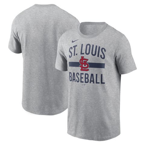 Men's Nike  Heather Gray St. Louis Cardinals Arched T-Shirt