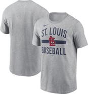 Nike Men's Nike  Heather Gray St. Louis Cardinals Arched T-Shirt