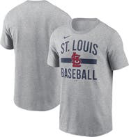 Nike Men's Nike  Heather Gray St. Louis Cardinals Arched T-Shirt