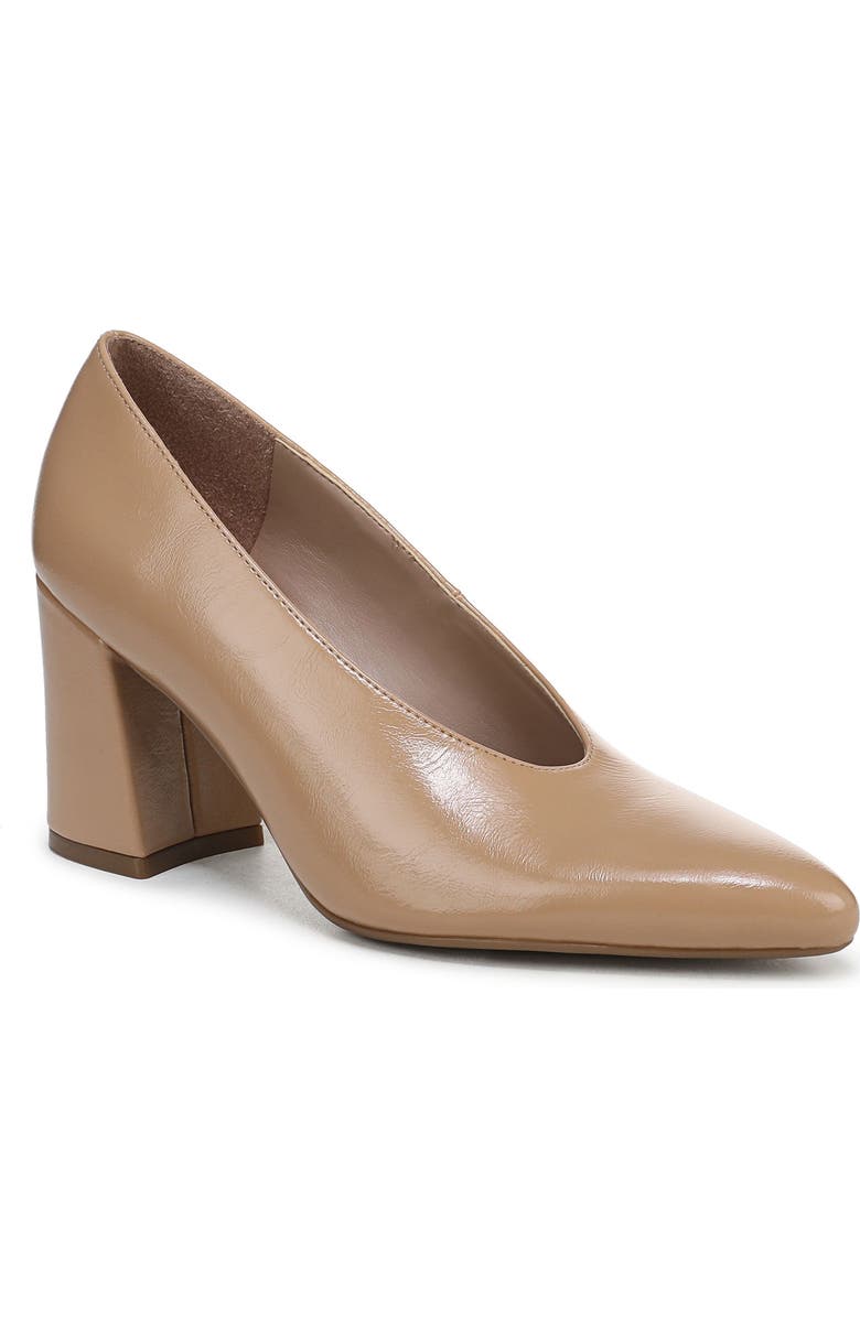 Naturalizer Perry Pointed Toe Pump, Main, color, Taupe Faux Leather