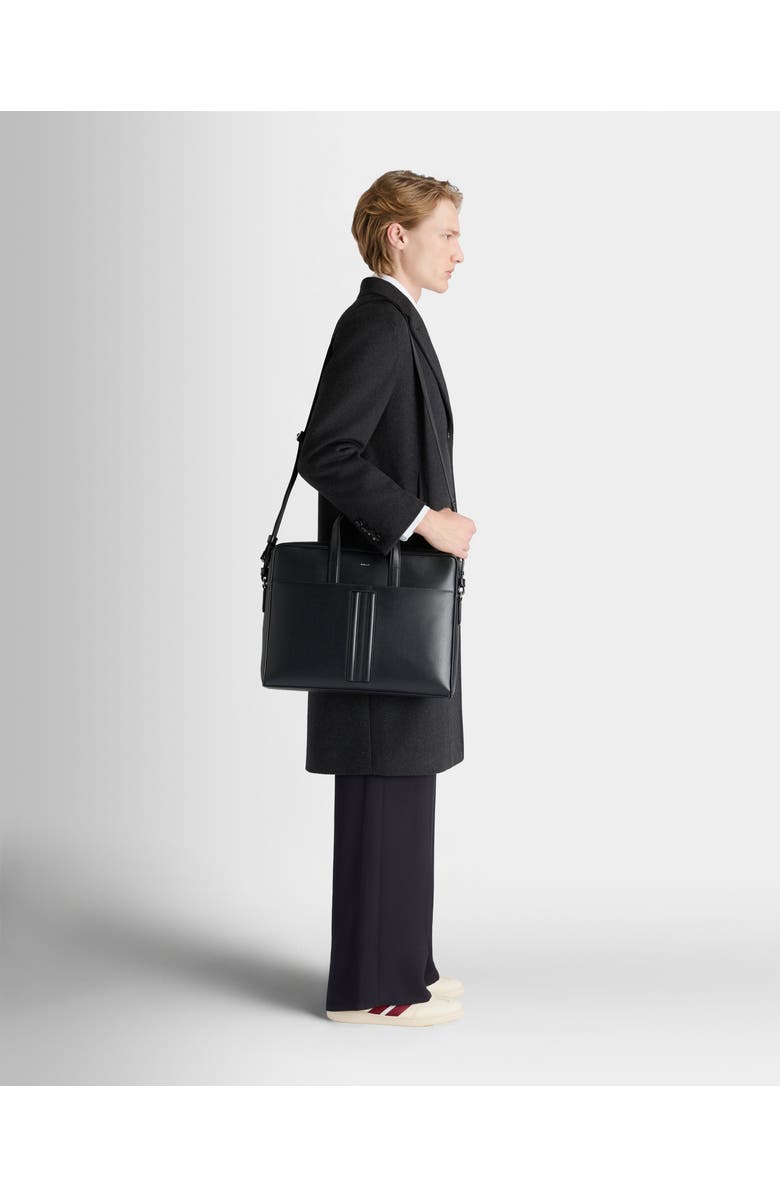 Bally Mythos Briefcase, Alternate, color, Black+Palladio