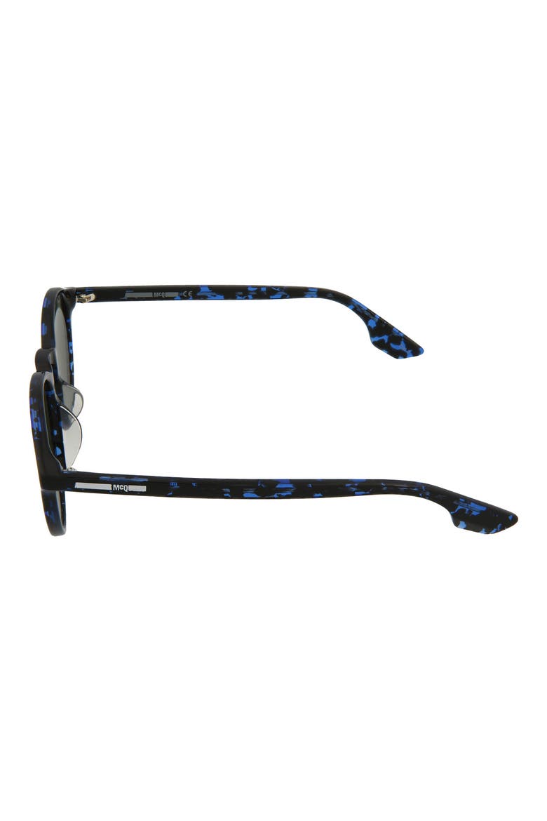 50mm Round Sunglasses, Alternate, color, SHINY SPOTTED LIGHT/ BLU