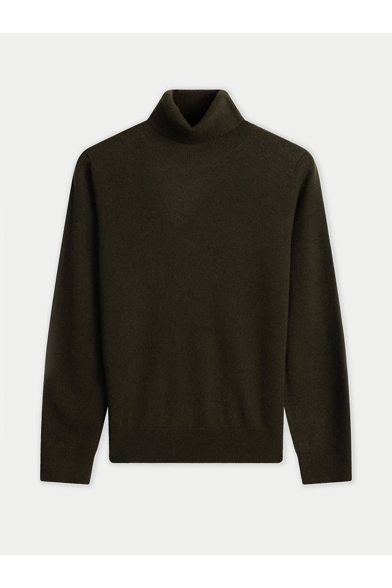 Timeless Cashmere Turtleneck Sweater, Main, color, avocado