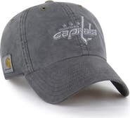 CARHARTT X 47 Men's Carhartt x '47 Charcoal Washington Capitals Clean Up Adjustable Hat