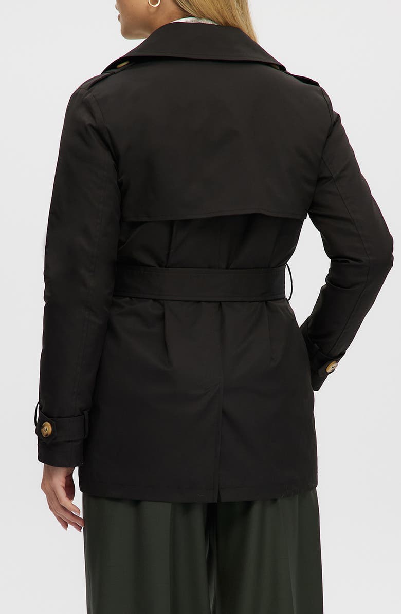 Noize Medium Trench Coat, Alternate, color, Black