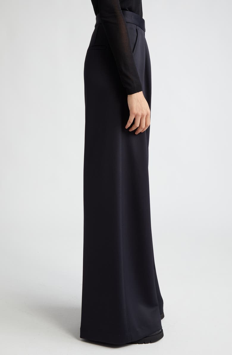 Max Mara Zinnia Ultrawide Leg Pants, Alternate, color, Black