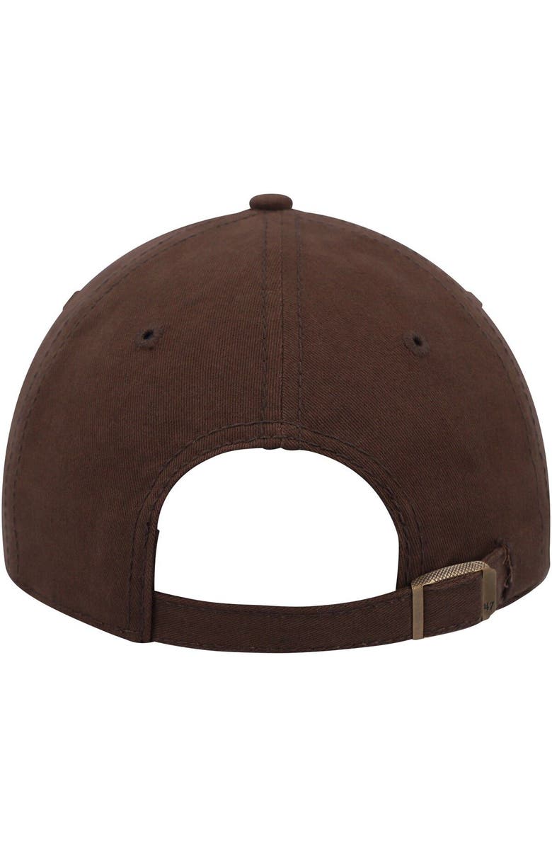 '47 Women's '47 Brown Cleveland Browns Miata Clean Up Primary Logo Adjustable Hat, Alternate, color, Brown