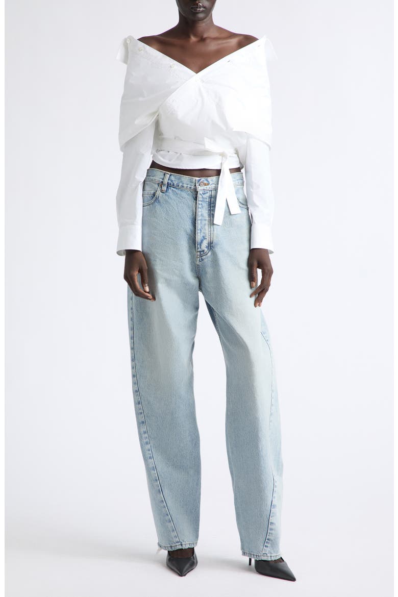 Twisted Seam Organic Cotton Jeans, Alternate, color, 4020 MIDNIGHT BLUE