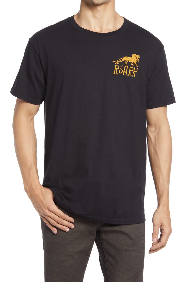 Maroc Rally Graphic Tee, Main, color, BLACK