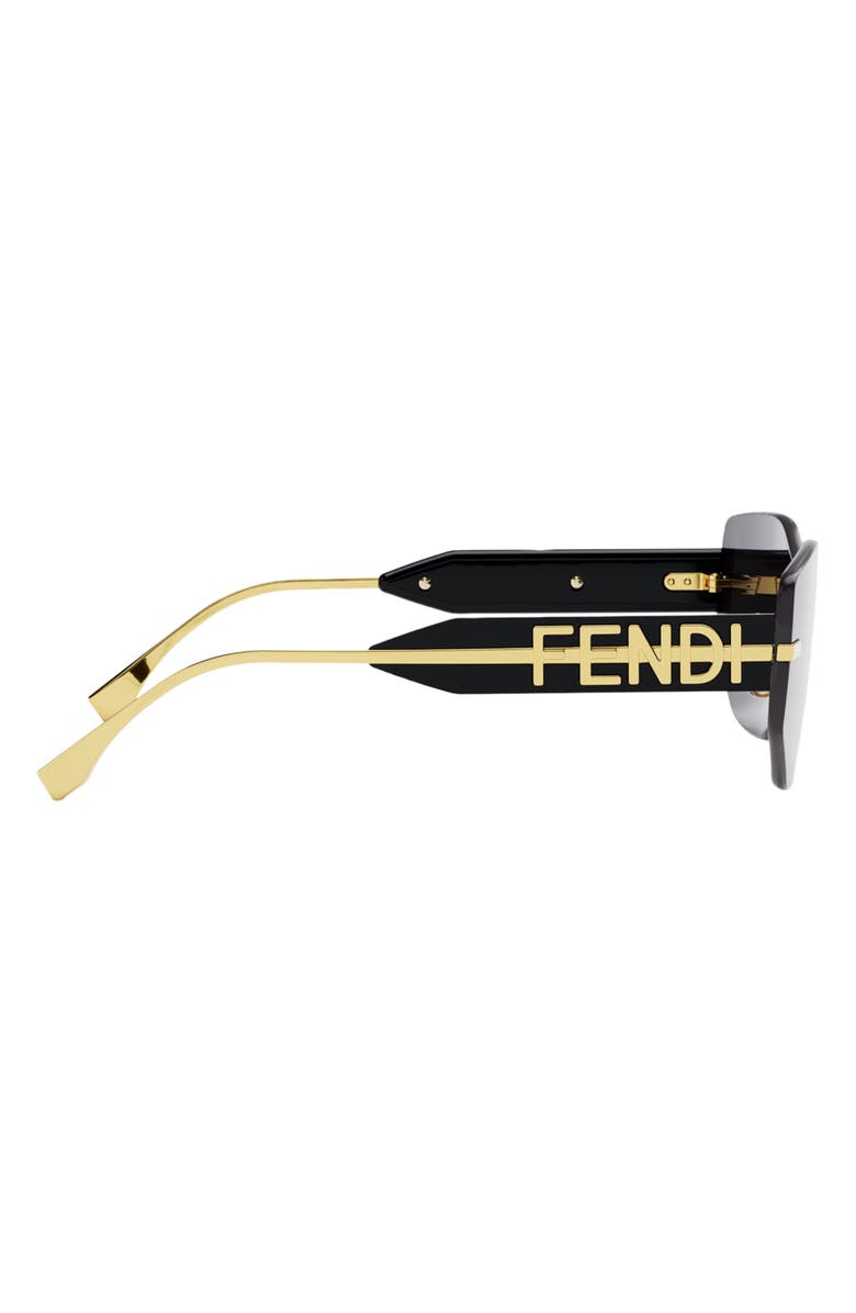 Fendi 'Fendigraphy Geometric Sunglasses, Alternate, color, 