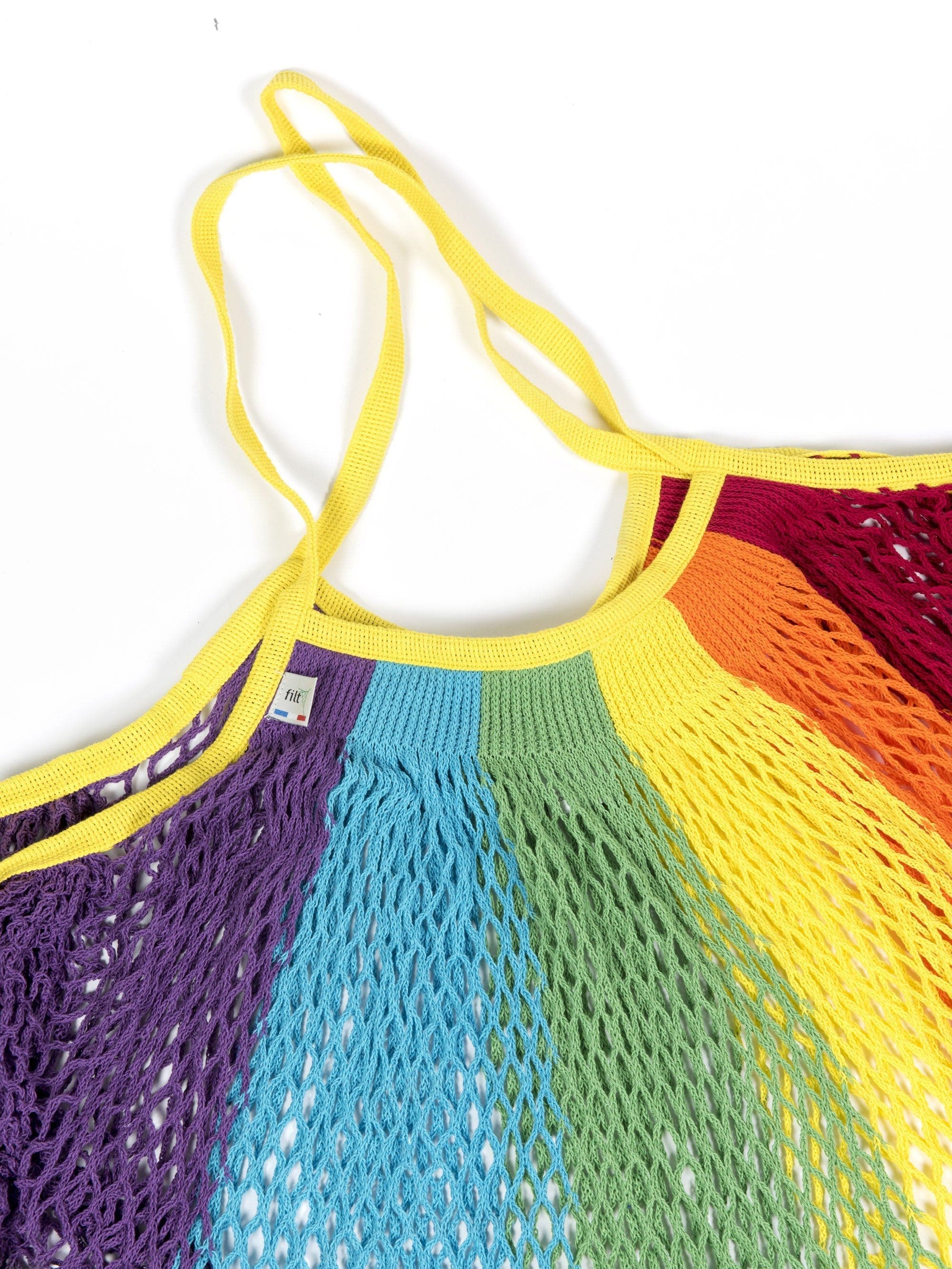 Filt Rainbow Cotton Shopper, Alternate, color, Rainbow