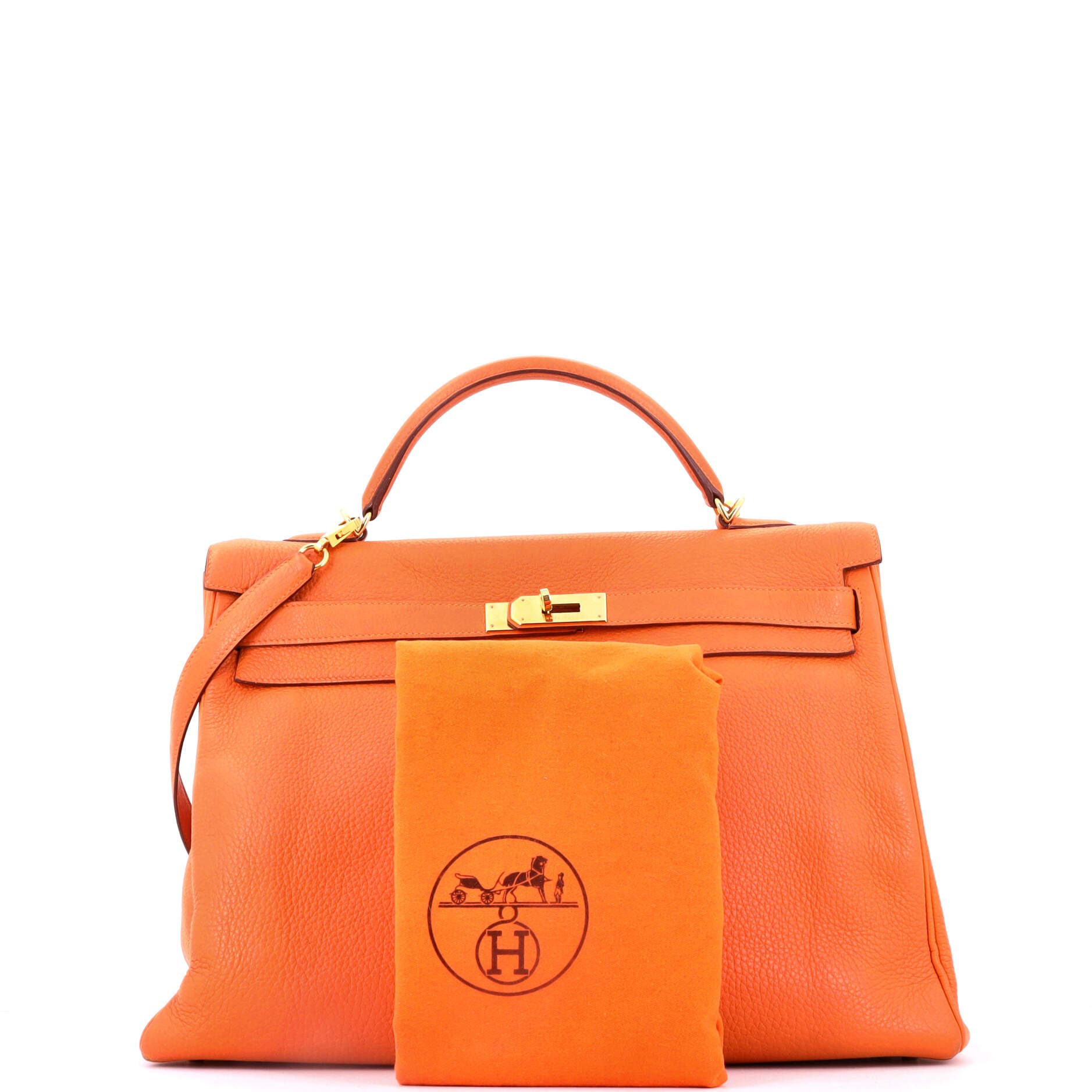 Kelly Handbag Orange Togo With Gold Hardware 40, Alternate, color, Orange