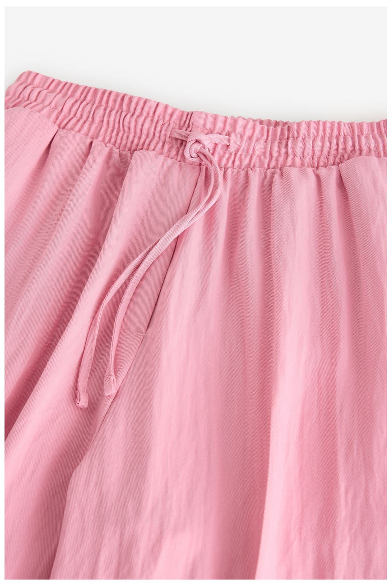 Drawstring Wide Leg Pants, Alternate, color, PINK