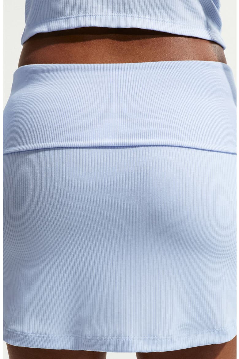 Sportswear Chill Rib Skirt, Alternate, color, HYDROGEN BLUE/ SAIL