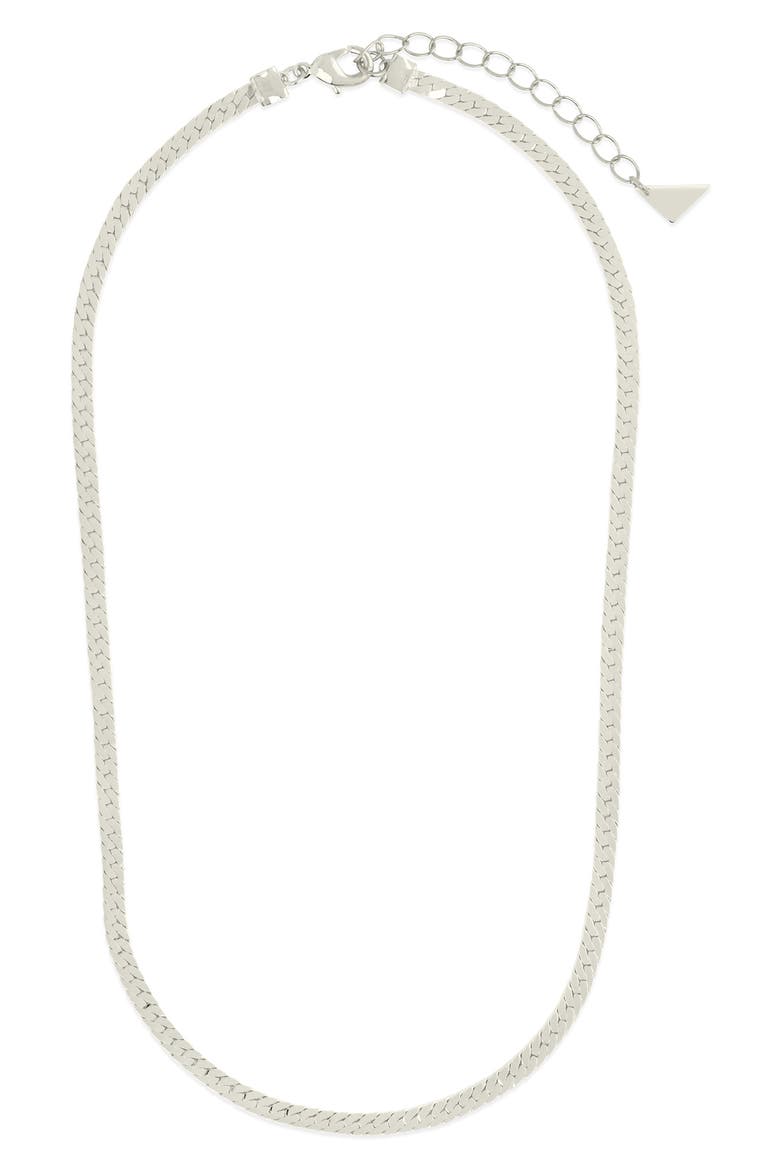Bentley Chain Necklace, Alternate, color, SILVER