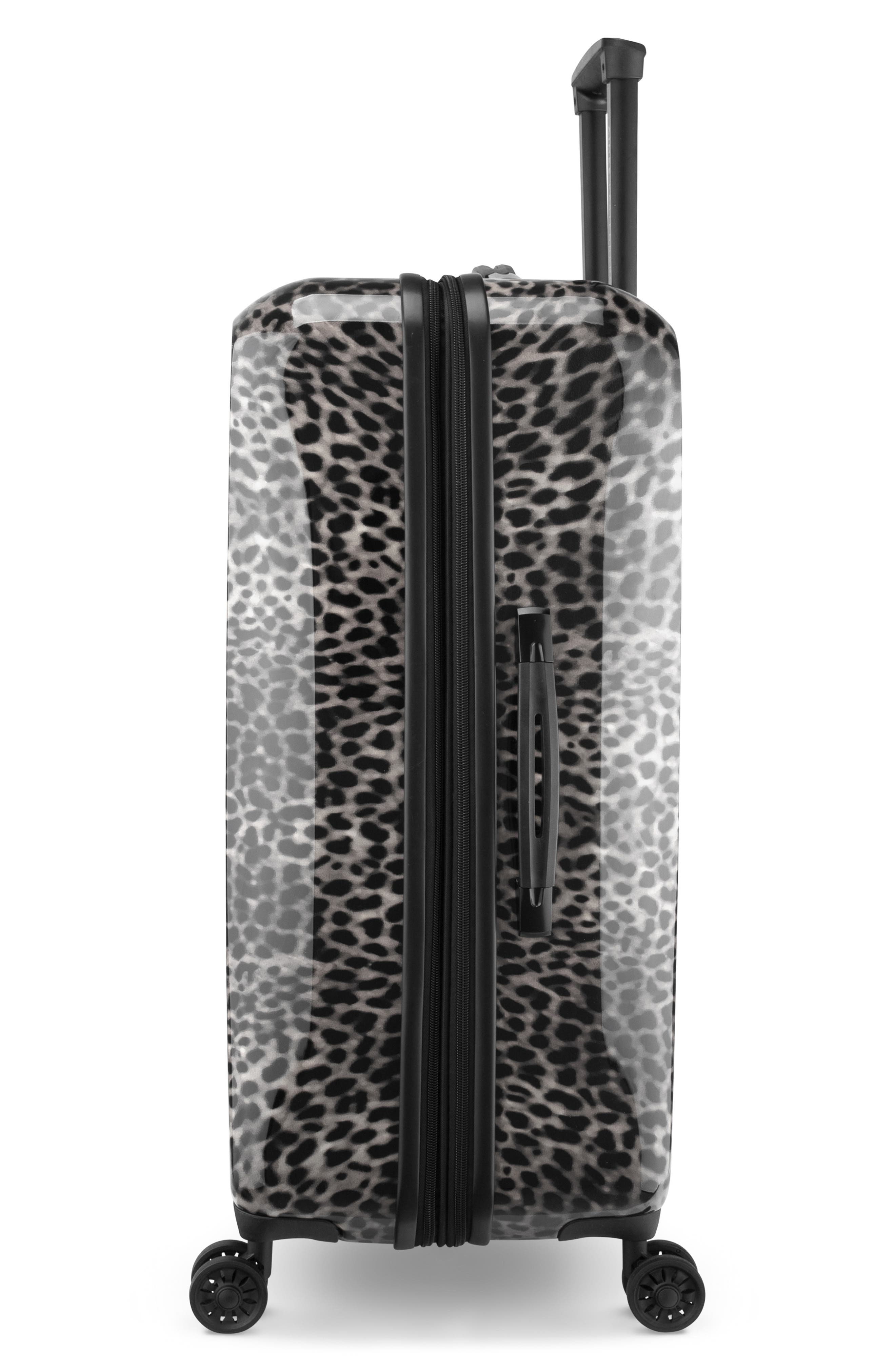 Aimee Kestenberg Jewel Strut Runway Spots 20-Inch Hardside Spinner Suitcase, Alternate, color, 