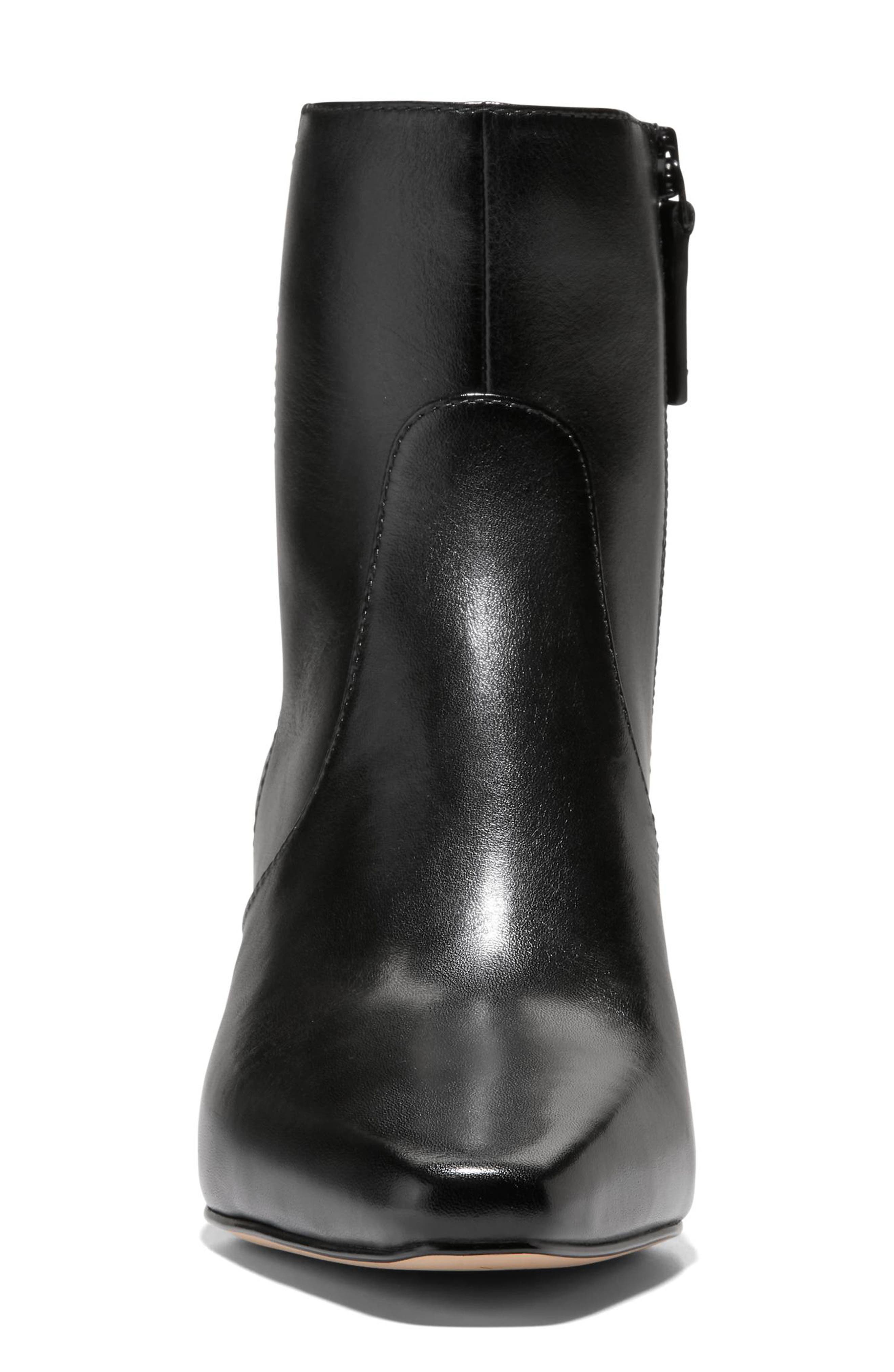 Tyldie Kitten Heel Bootie, Alternate, color, BLACK LEATHER