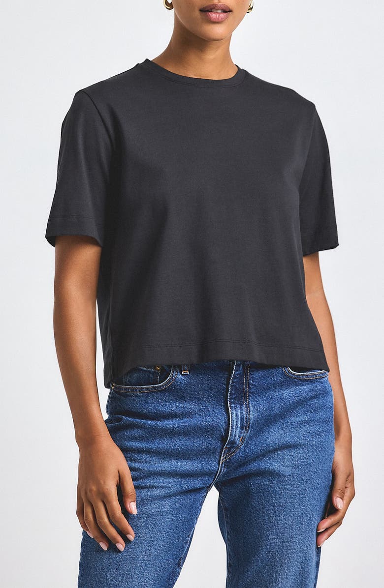 Derek Lam 10 Crosby Miranda Boxy Cotton T-Shirt, Main, color, 