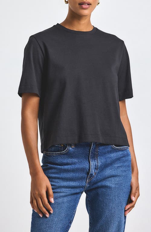Derek Lam 10 Crosby Miranda Boxy Cotton T-shirt In Gray