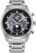 Citizen Tsuki-yomi Atomic Timekeeping Super Titanium™ Bracelet Watch, 43mm