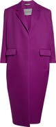 Balenciaga Wool Gabardine Long Sack Coat