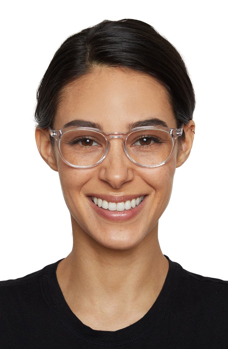 Felix Gray Roebling 49mm Round Blue Light Glasses, Alternate, color,