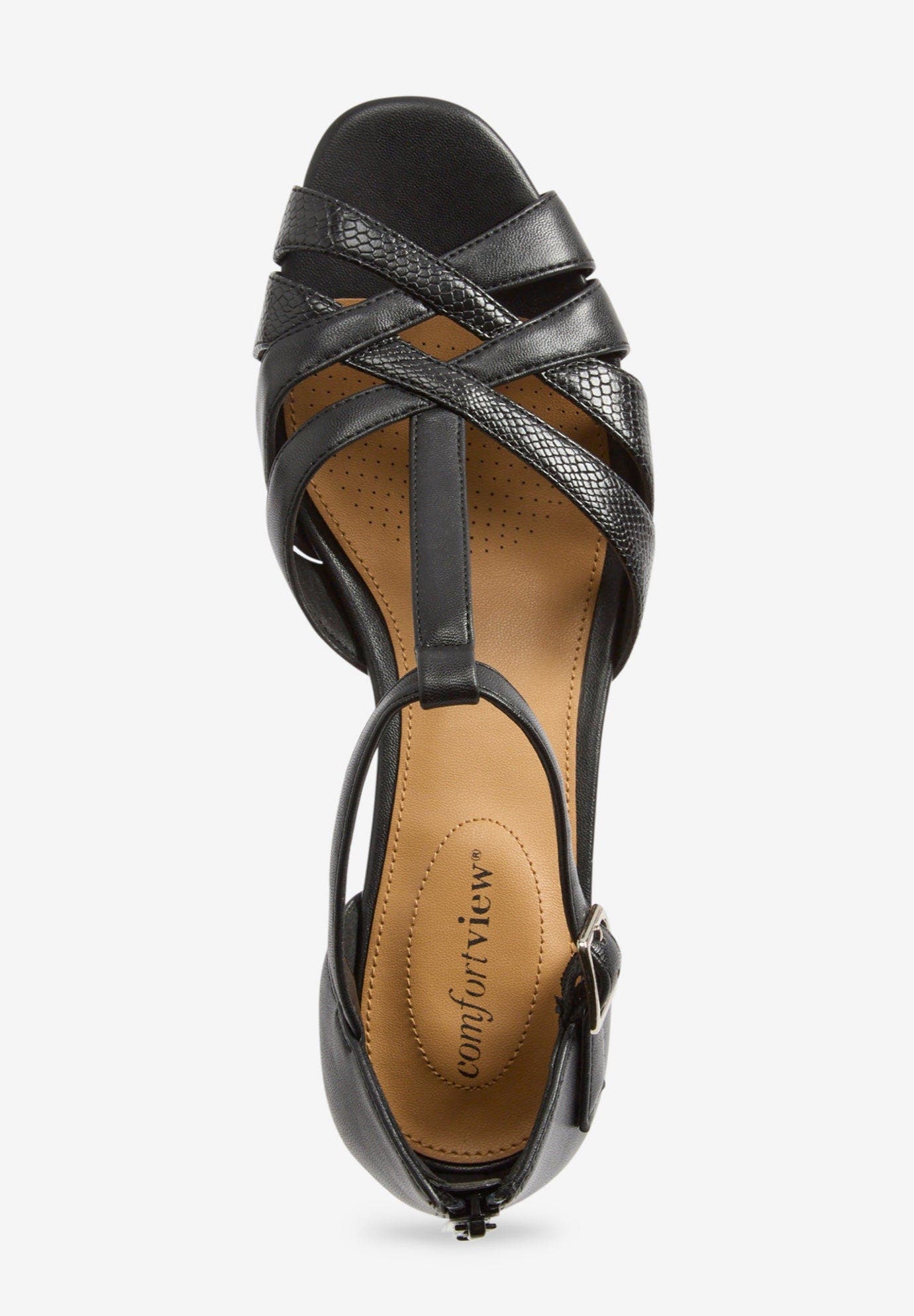 Comfortview The Josephine Pump, Alternate, color, Black